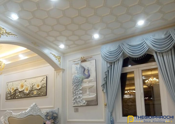 Mẫu Công Trình Thực Tế Sử Dụng Phào Chỉ Trần Nhựa Hàn Quốc